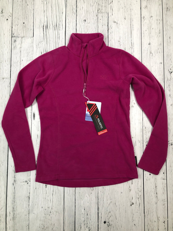HELLY Hansen pink quarter zip sweater - Hers M