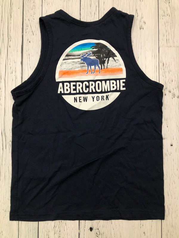 Abercrombie navy graphic tank top - Boys 10