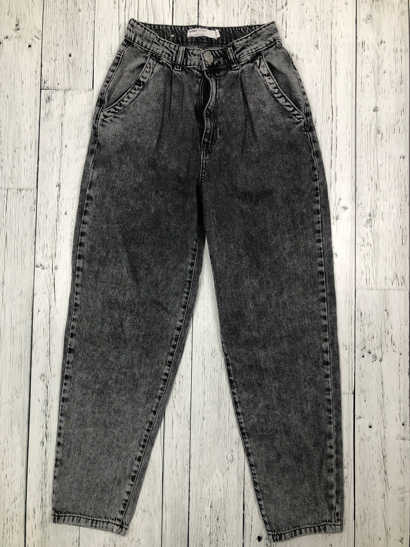 Garage black mom jeans - Hers XS/24