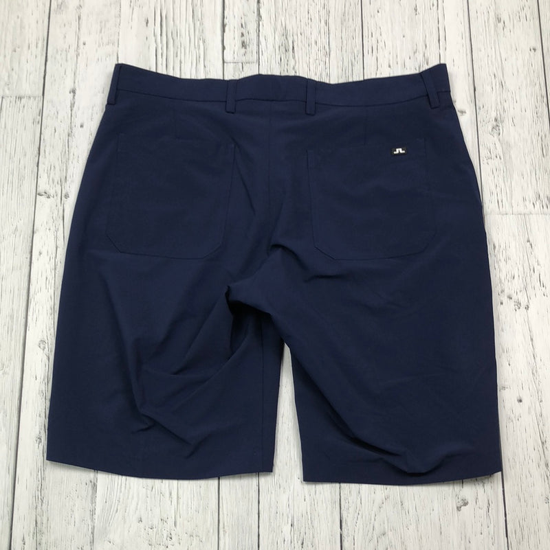 J.Linderberg navy golf shorts - His L/36