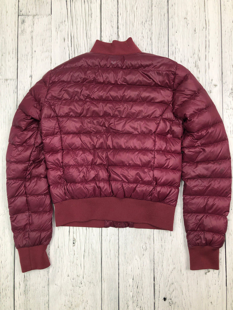 Tna Aritzia burgundy jacket - Hers XS