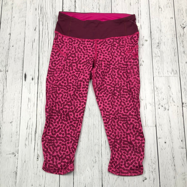 lululemon pink patterned capris - Hers S/4