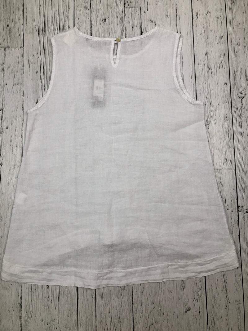 Pistache white tank top - Hers M