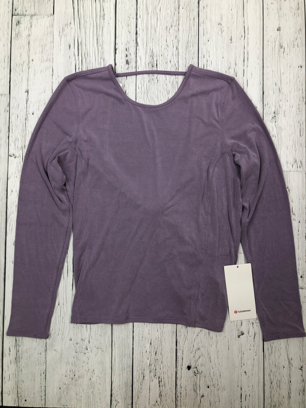 lululemon purple long sleeve shirt - Hers M/10