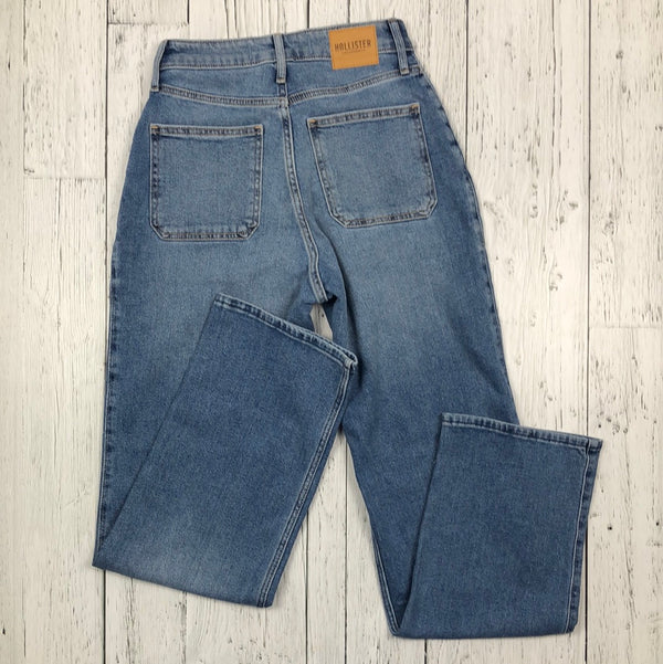Hollister high rise dad blue jean - Hers XS/25