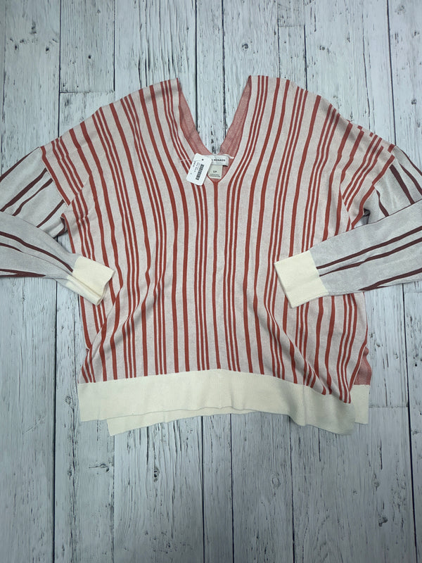 Club Monaco stripe long sleeve shirt - Hers S