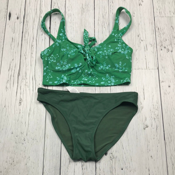 Aerie green patterned swim suit - Hers XS