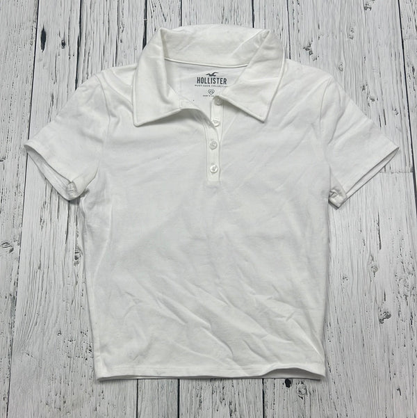 Hollister white cropped shirt - Hers XS
