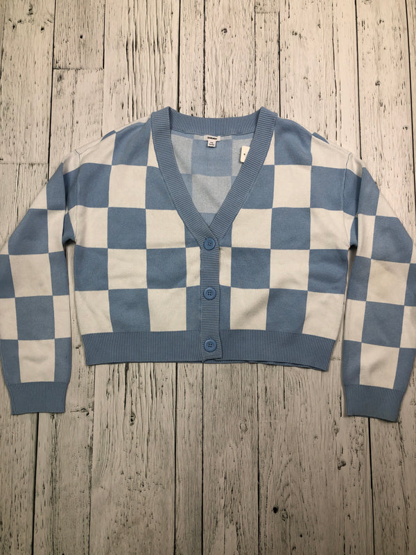 Garage white blue patterned sweater - Hers S