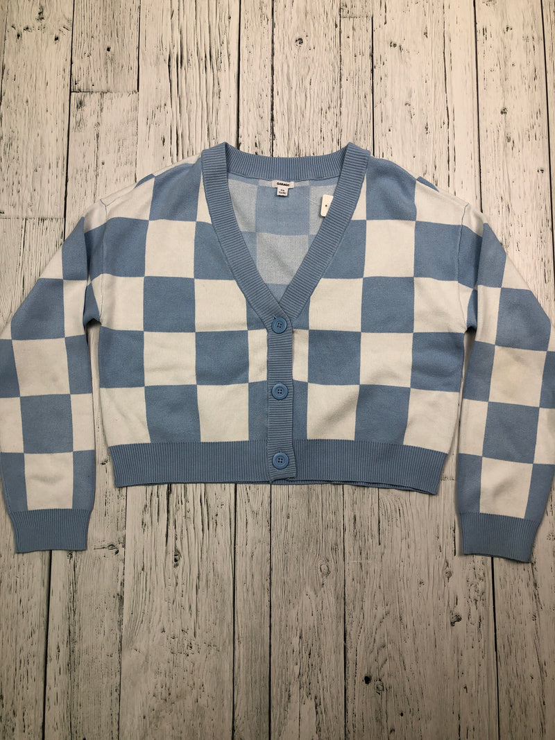 Garage white blue patterned sweater - Hers S