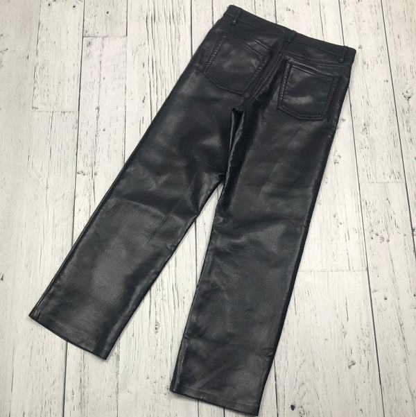 Wilfred Aritzia black leather pants - Hers XS/00