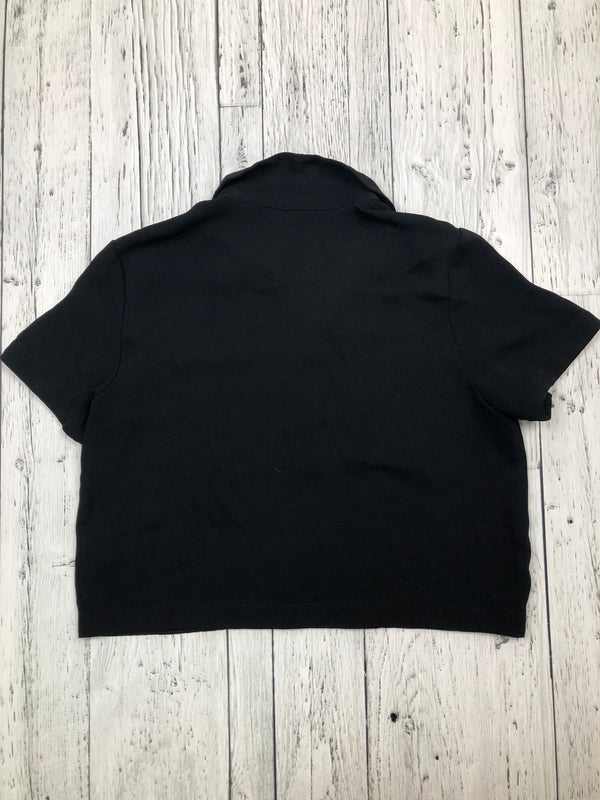 Babaton Aritzia black cropped shirt - Hers S