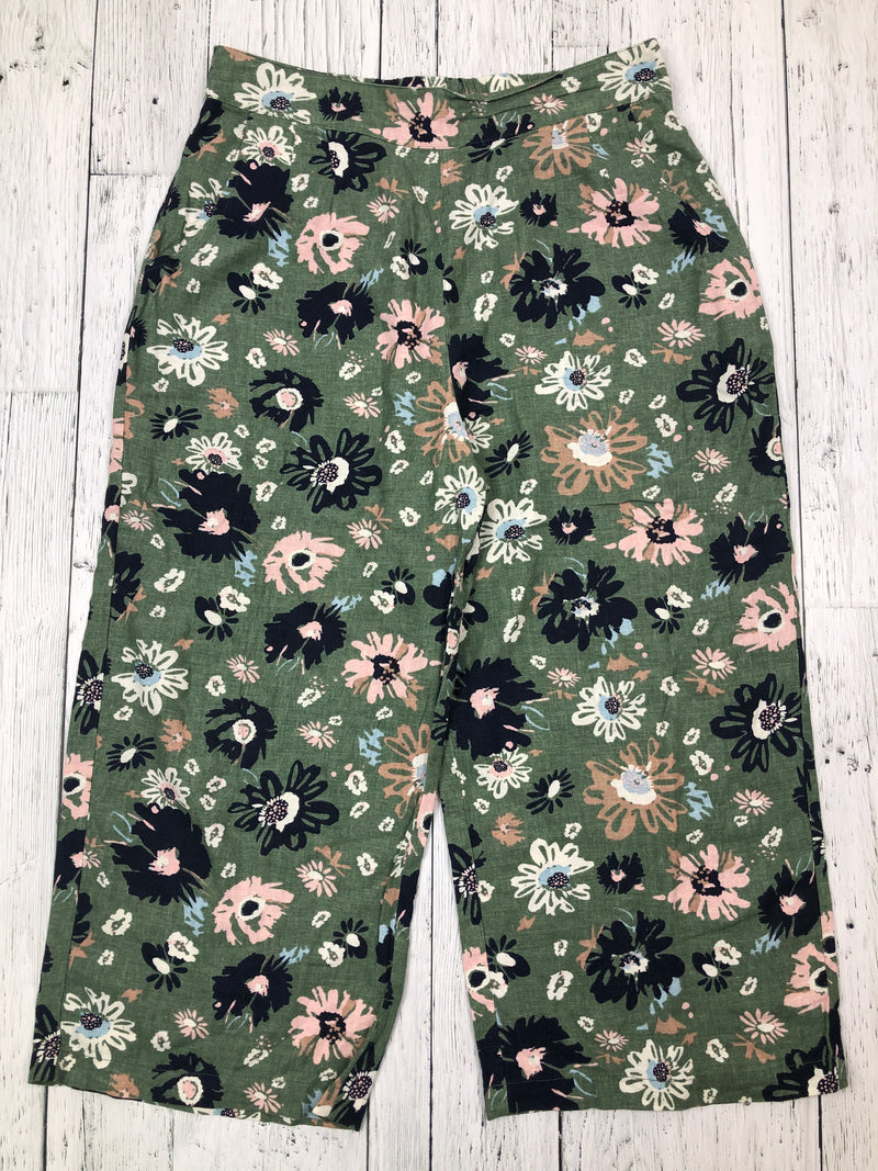 Lily&Me green floral pants - Hers L/12