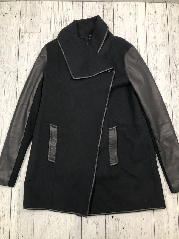 Mackage black leather jacket - Hers M