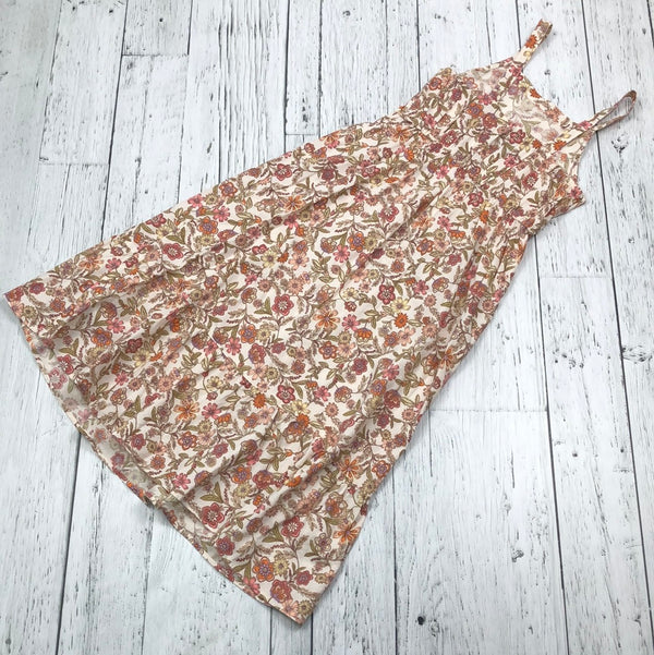 Old navy white pink floral dress - Girls 8