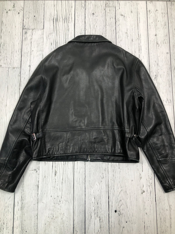 Roots black leather jacket - Hers S/4