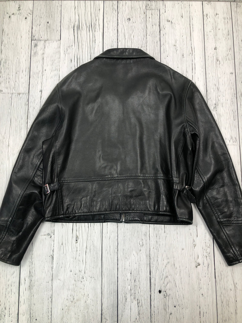 Roots black leather jacket - Hers S/4