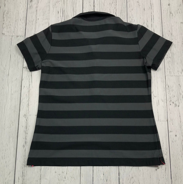 Nike golf black grey striped shirt - Hers L