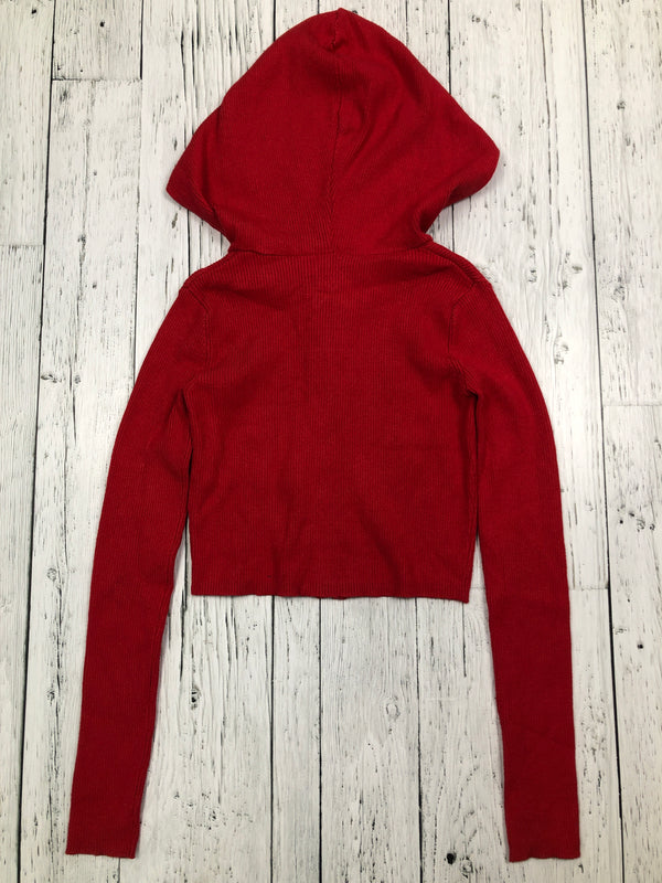 Garage red cropped sweater - Hers S