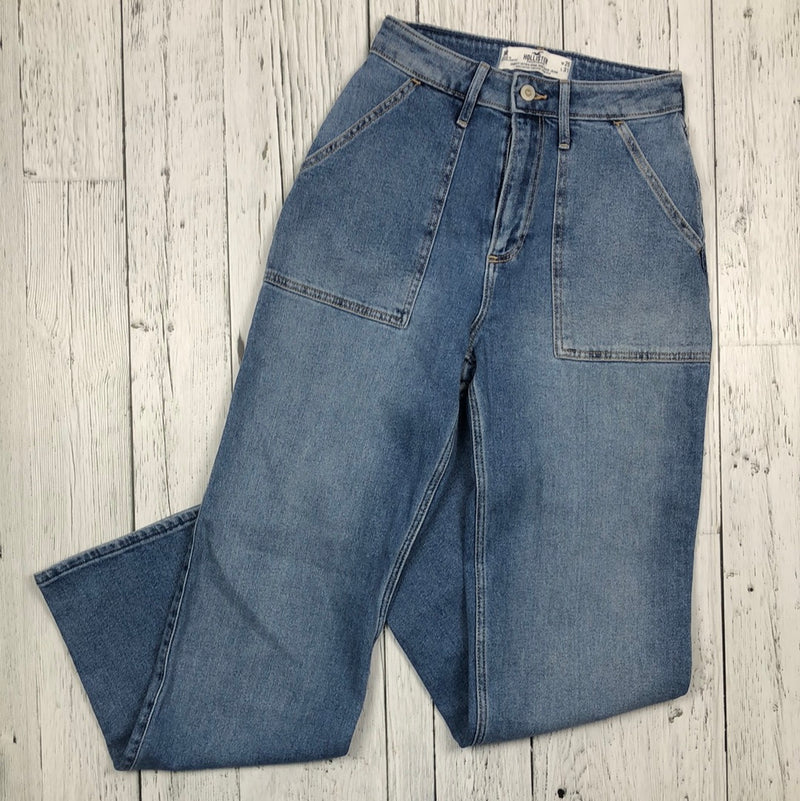 Hollister high rise dad blue jean - Hers XS/25