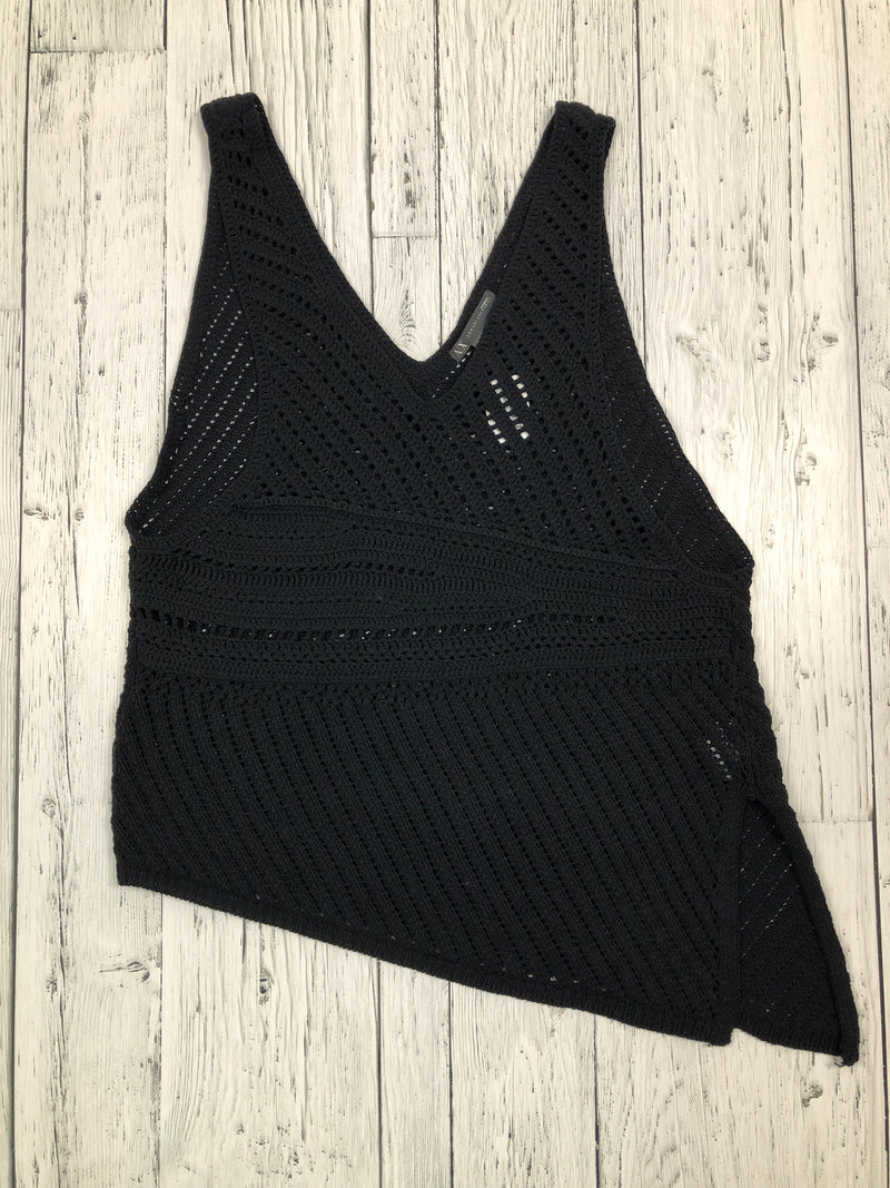 Armani Exchange black knitted tank top - Hers M