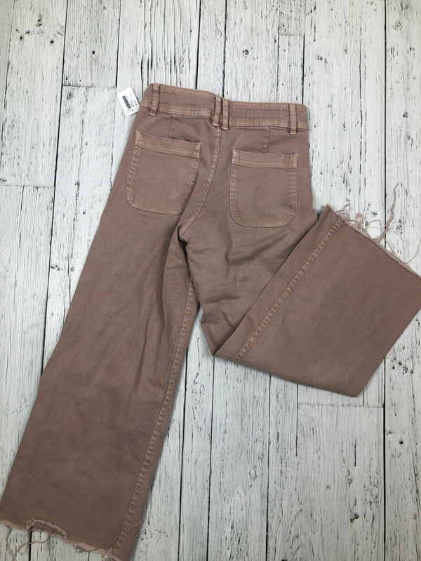 Zara pink wide leg jeans - Girls 10