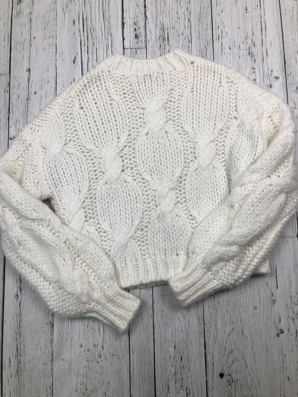 Hollister white knit sweater - Hers XS