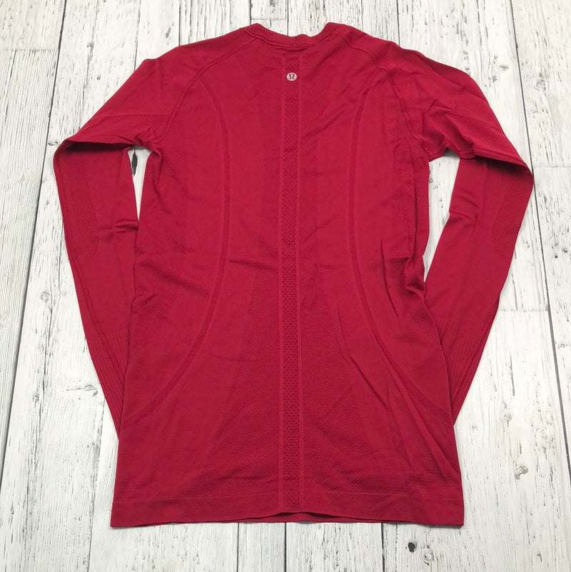 lululemon red shirt - Hers S/6