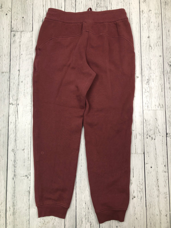 lululemon burgundy sweatpants - Hers S/6