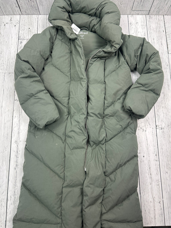 Wilfred Aritzia The duvet puffer in green - Hers XXS