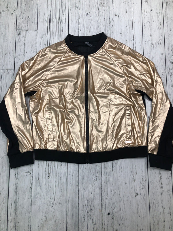 Sweaty Betty gold black jacket - Hers L