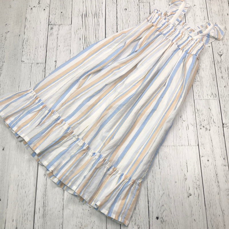 Haute hippie white blue striped dress - Girls 7