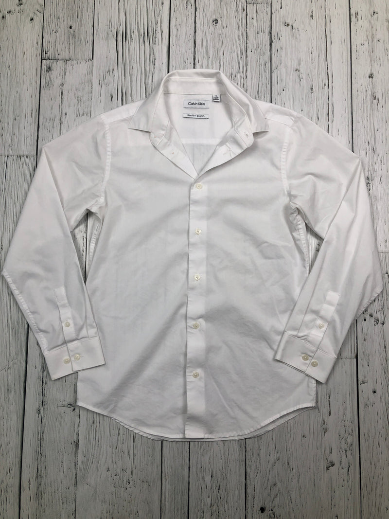 Calvin Klein white button up shirt - Boys 16