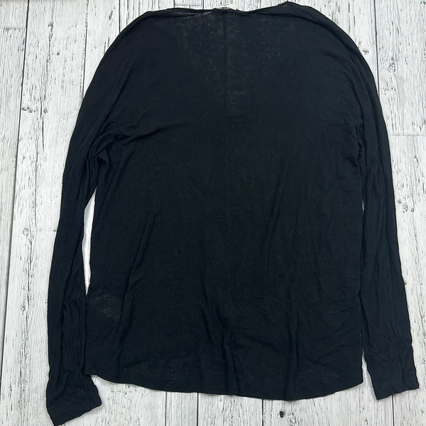 Wilfred Aritzia Black Long Sleeve Shirt - Hers S
