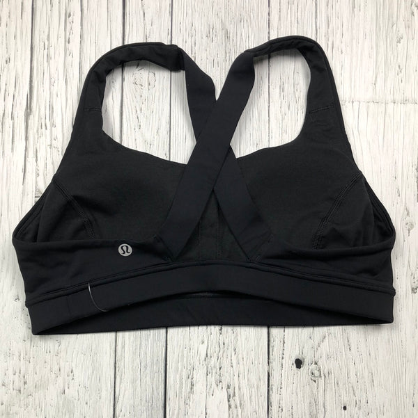 lululemon black sports bra - Hers M/10