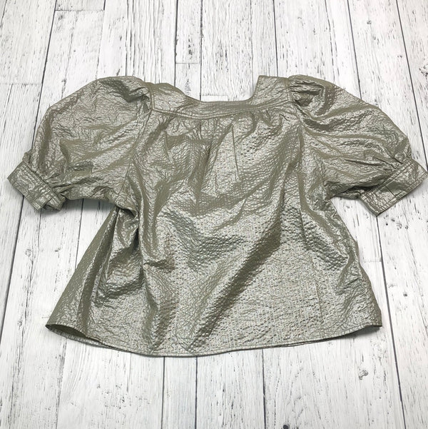 Smythe green shimmer shirt - Hers XS