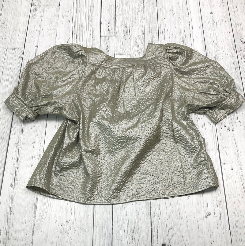 Smythe green shimmer shirt - Hers XS