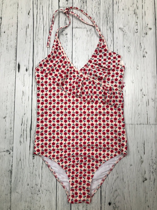 As Rose Rich white red floral swimsuit - Girls 14