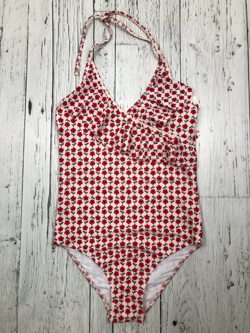 As Rose Rich white red floral swimsuit - Girls 14
