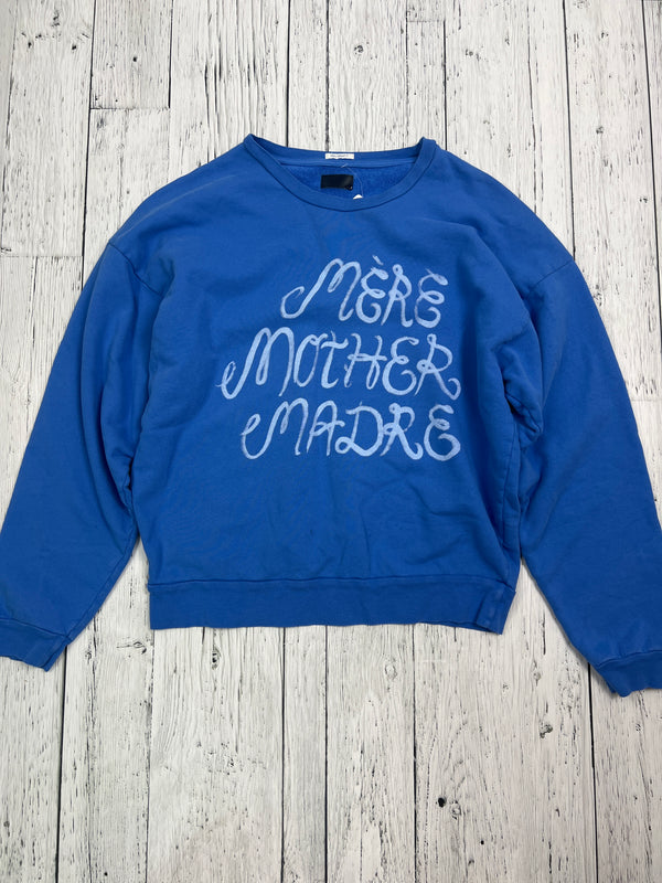 Mother blue graphic sweatshirts - Hers M