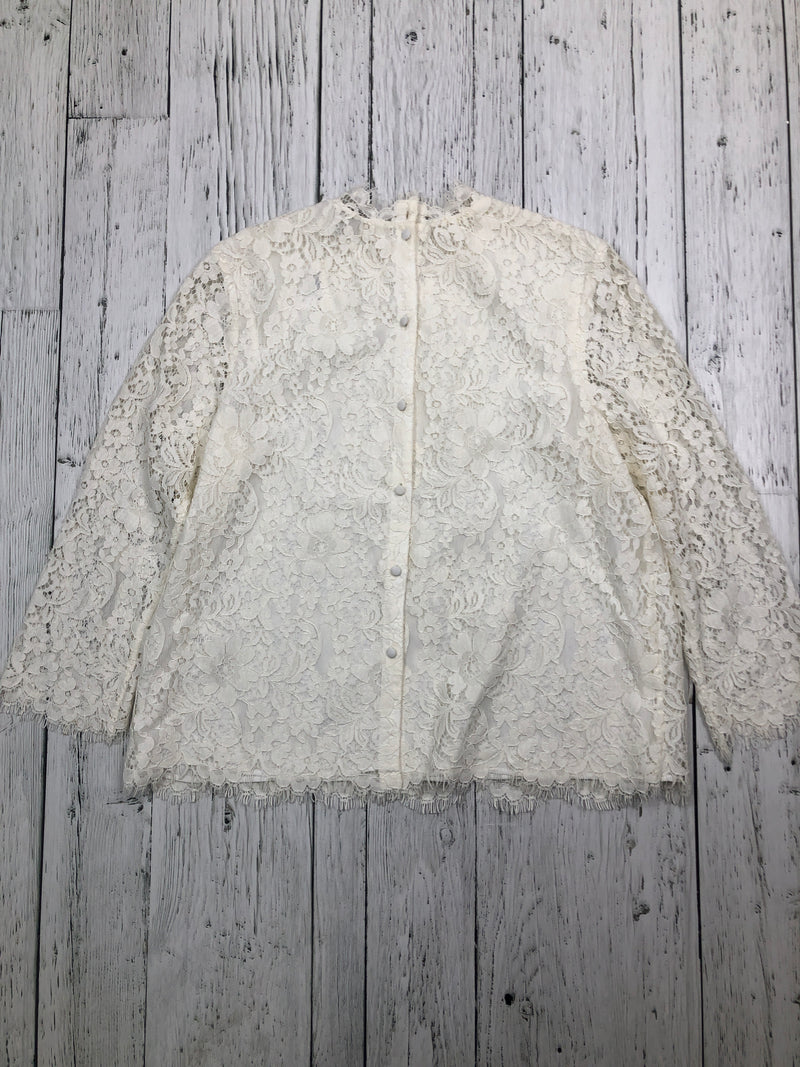 Joie white lace shirt - Hers XS