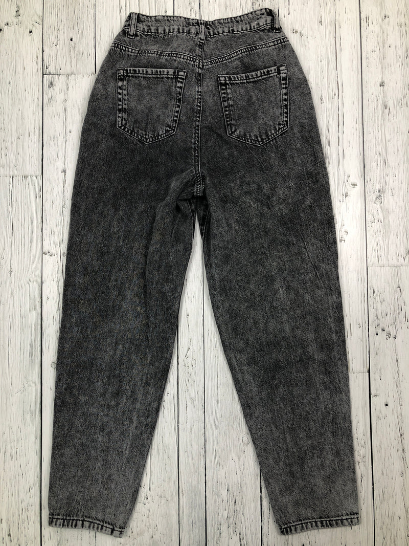 Garage black mom jeans - Hers XS/24