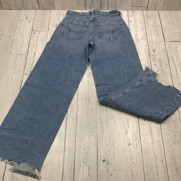 American Eagle baggy wide leg blue jeans - Hers S/27