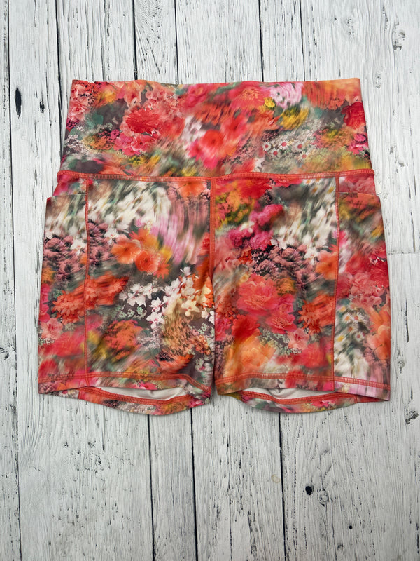 Athleta floral bike shorts - Hers M