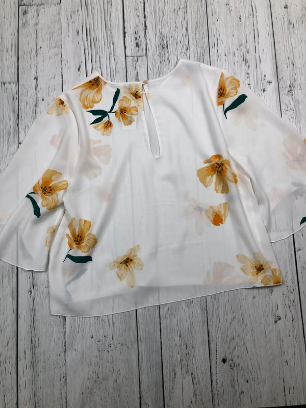 Wilfred Aritzia white floral blouse - Hers L