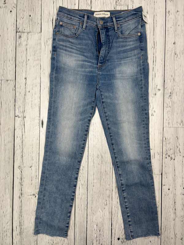 Denim Forum The Lola High Rise Skinny Crop Her S/27