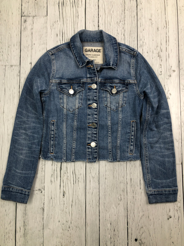 Garage classic fit blue denim jacket - Hers XS