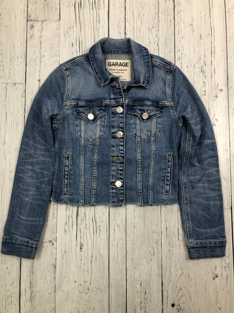 Garage classic fit blue denim jacket - Hers XS