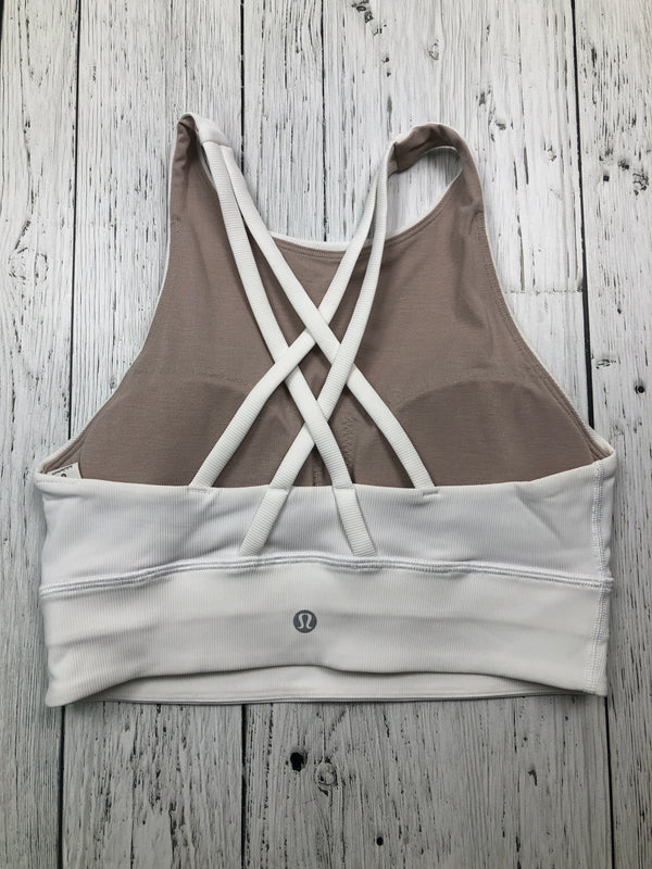 lululemon white sports bra - Hers S/6