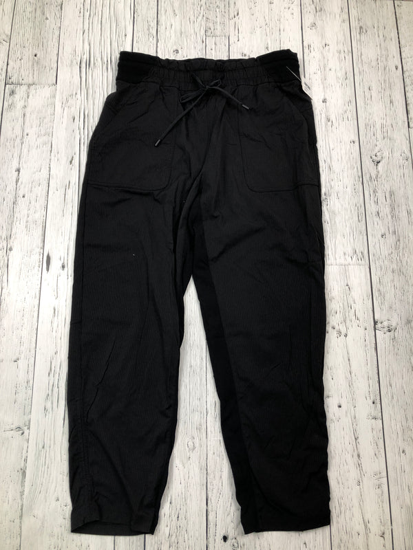 lululemon black track pants - Hers M/8
